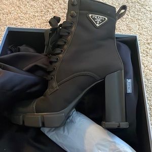 Prada Black Ankle Boots